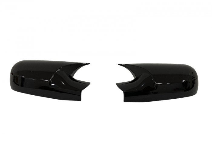 Capace oglinda tip BATMAN RENAULT CLIO (2006-2009) negru lucios [3]