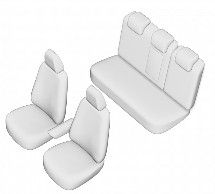 Huse scaune  Auto Dedicate  HONDA CIVIC 2012-2016 (BANCHETA FRACTIONATA) [3]
