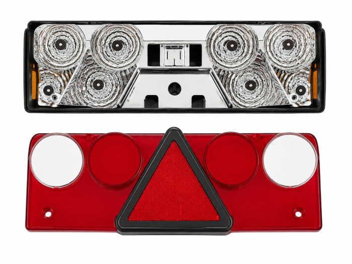 Set Stopuri spate stanga + dreapta pentru remorca si semiremorca, socluri PY21W/P21W/R10W, 420x140x80 mm [5]