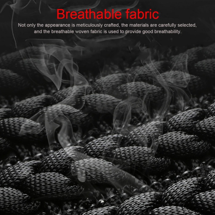 Set Huse Auto universale lux din piele ecologica cu material textil, negru cu accent rosu si alb pentru scaune fata si spate [9]