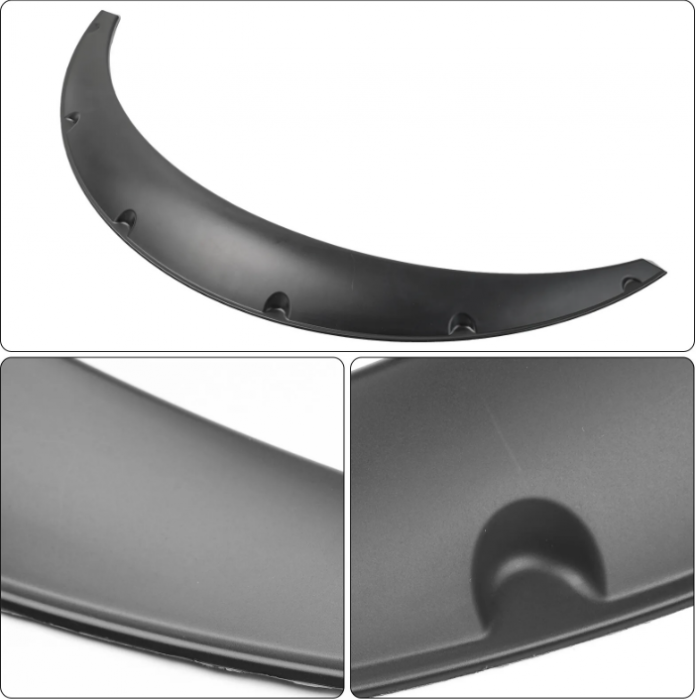 Set protectie aripi universale overfender negru (88,5 cm (L) x 34,6 cm (H) x 11,5 cm (l)) [5]