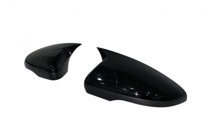 Capace oglinzi tip BATMAN  Volkswagen Golf 5 (2003-2009) negru lucios [2]