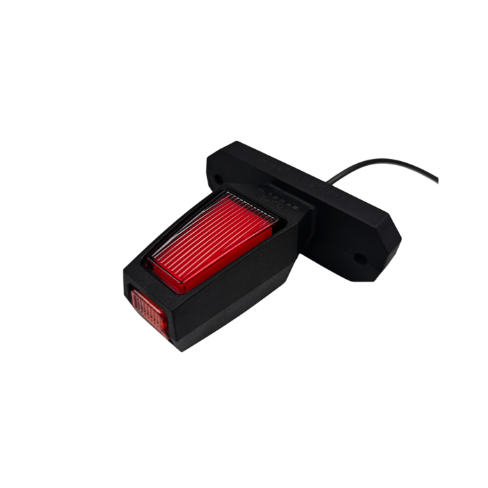 Set de lumini de gabarit LED cu 3 poziții - Galben Roșu 90 mm 12V-24V [5]