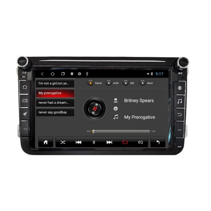 Navigatie  Android dedicata Skoda Octavia II 2004 - 2013, 1GB RAM, Radio GPS Dual Zone, Display HD 8" Touchscreen [6]