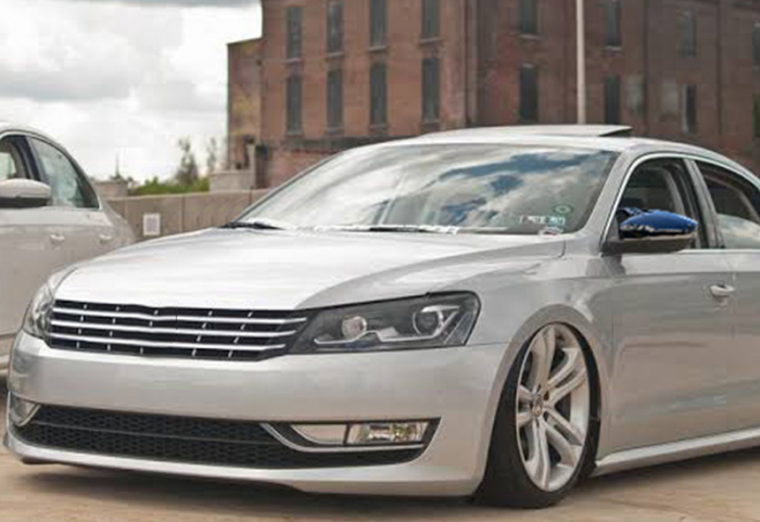 Capace oglinzi tip BATMAN  Volkswagen Passat  B7 (2011 - 2014) Negru Lucios [1]