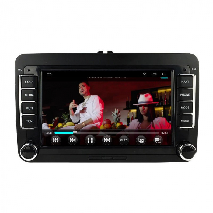 Navigatie  Android Skoda Octavia II 2004 - 2013, 1GB RAM, Radio GPS Dual Zone, Display HD 7" Touchscreen [8]