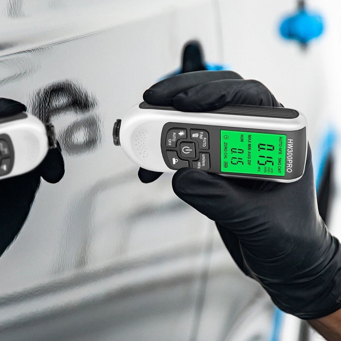 Tester Digital Masurat Grosimea Vopselei Auto HW300PRO, Tester Vopsea Fe/NFe, Ecran LCD, 0-1800 Microni [5]
