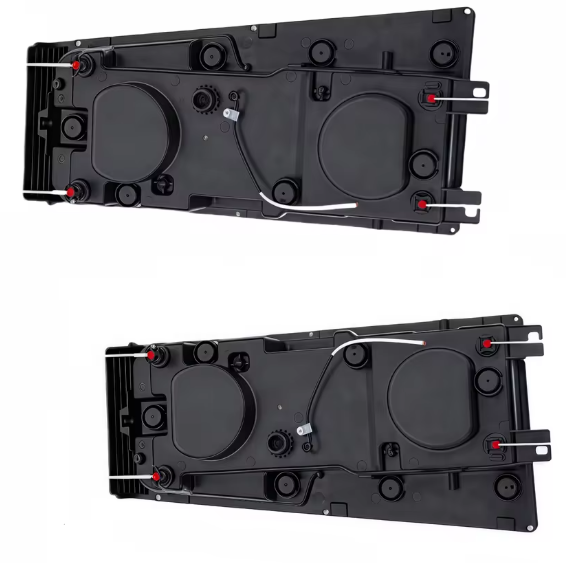 Set Faruri LED stanga + dreapta cu 2 lupe pentru Renault Premium II / DXi / Route / Distribution, 24V, DRL Alb-Portocaliu, Startup Effect [3]
