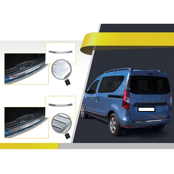 Ornament protectie portbagaj inox dedicat DACIA DOKKER (2012-2021) [1]