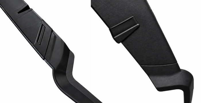 Prelungire Bara Fata Universala Cupra Lip, Spoiler Splitter Auto din 3 Piese, Plastic ABS, Negru [9]