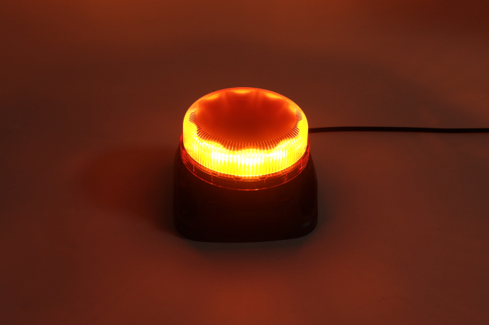 Girofar LED Stroboscopic cu Alarma Sonora 97 dB, Lumina Portocalie, 14.5W, 9 Moduri, E-Mark E9, ECE R65, IP67, 12-24V [6]