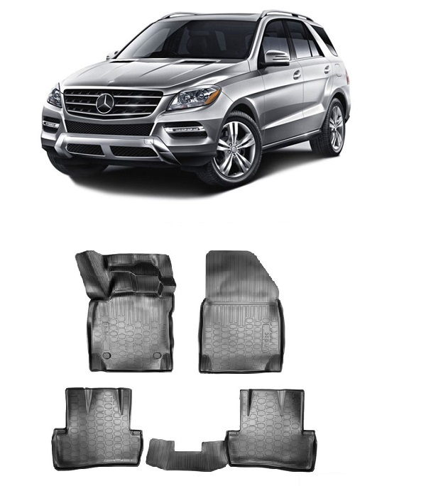 Covorase cauciuc tip tavita MERCEDES-BENZ M (W166) (2011-2015) [1]