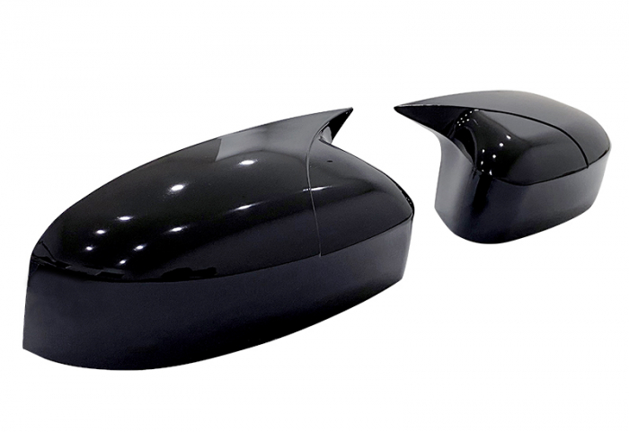 Capace oglinzi  tip BATMAN  Ford Focus (2004-2008) negru lucios [2]