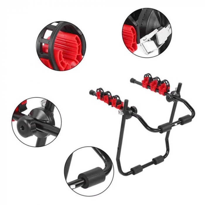 Suport universal pentru biciclete pentru 3 biciclete de până la 60 kg pentru montare pe ușa din spate/portbagaj [6]