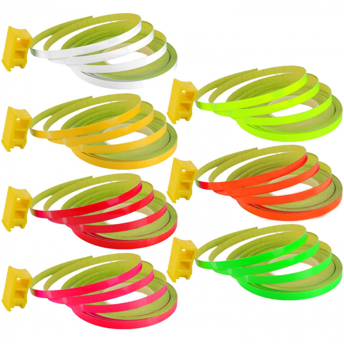 Abtibild jante culoarea rosu fluorescent. 0,64 cm X 9,6m [5]