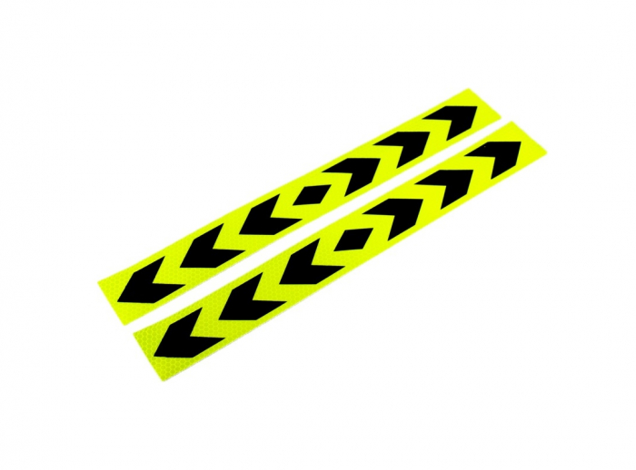 Abtibild reflectorizant Negru-Galben 5cmx40cm Cod: AN02FG [1]