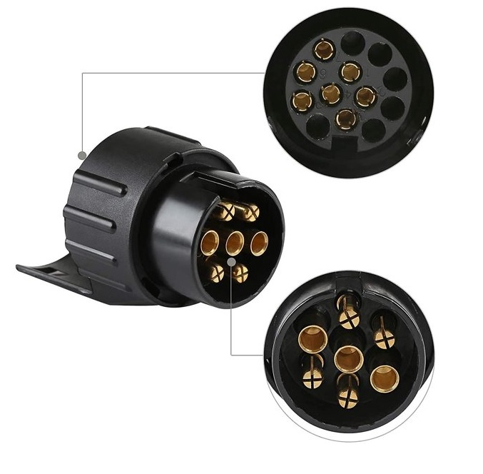 Adaptor pentru mufă de remorcă de la 7 pini la 13 pini 12V [3]