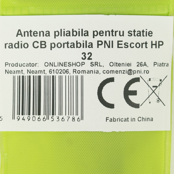 Antena BNC pliabila pentru statie radio CB portabila PNI Escort HP 32 [8]