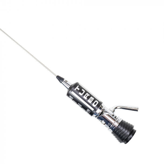 Antena CB LEMM MiniTurbo AT-1002 PL, lungime 110 cm, castig 2dB, 26.5-27.5Mhz, 200W, fara cablu, fabricata in Italia [2]