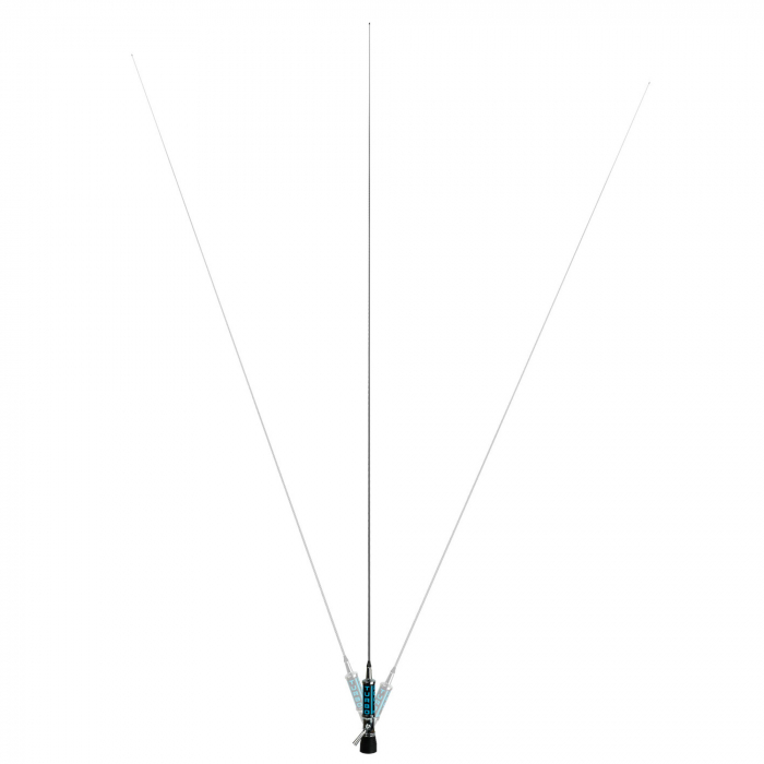 Antena CB LEMM Turbo 2001 CENTROTETTO AT2001PL fara cablu, lungime 200 cm, castig 6.5dB, 26-28.5MHz, 2000W, montura PL259, fabricat in Italia [6]