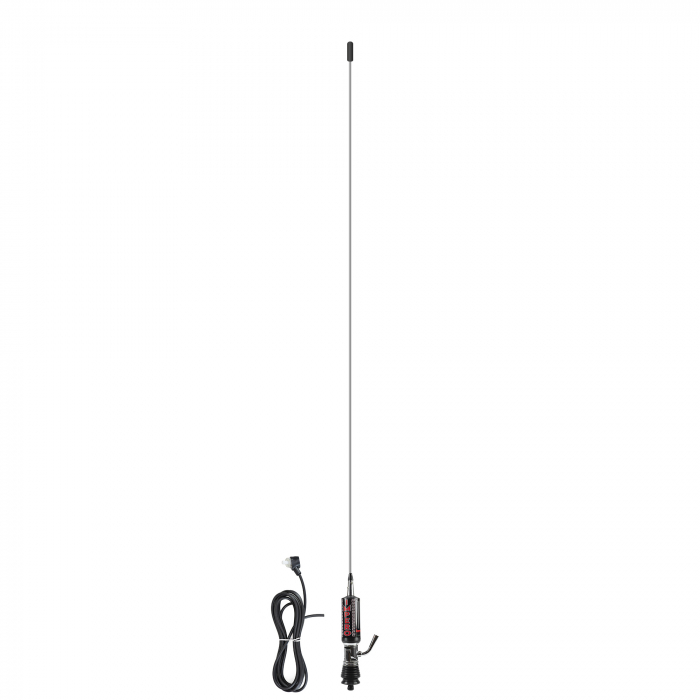 Antena CB LEMM TURBO IMPERO, Black, lungime 200 cm, castig 7dB, 26.5-28Mhz, 2500W, cablu RG58 4m, fabricata in Italia [1]