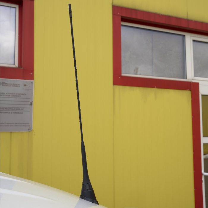 Antena CB PNI Duplex 2000 CB-FM, 26-28MHz (CB), 87-108MHz (FM), cablu CB si cablu FM 5 metri, fibra de sticla, lungime 490 mm [4]