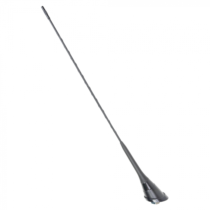 Antena CB PNI Duplex 2000 CB-FM, 26-28MHz (CB), 87-108MHz (FM), cablu CB si cablu FM 5 metri, fibra de sticla, lungime 490 mm [5]