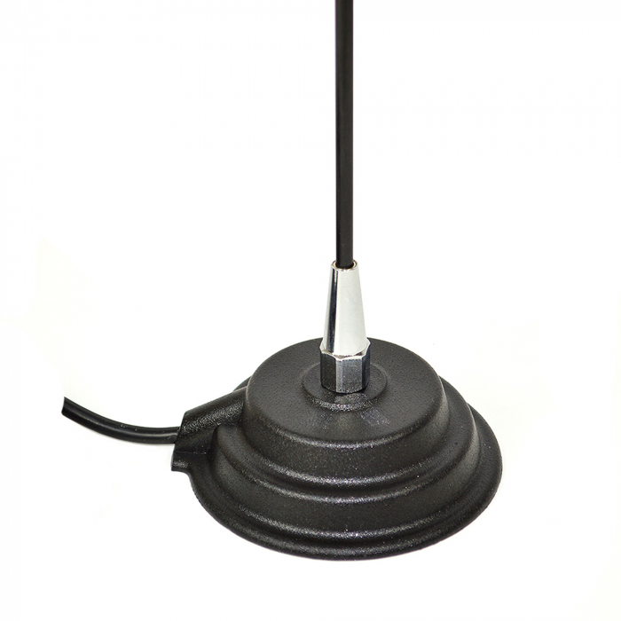 Antena CB PNI Extra 40, cu magnet inclus, lungime 45 cm, 30W, 26-30MHz, SWR 1.0, fibra de sticla [4]