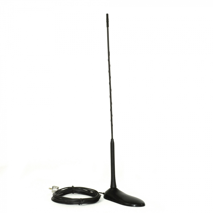 Antena CB PNI Extra 45, cu magnet inclus, lungime 45 cm, SWR 1.0, 26-30MHz, 150W, fibra de sticla [10]