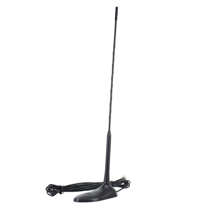 Antena CB PNI Extra 45, cu magnet inclus, lungime 45 cm, SWR 1.0, 26-30MHz, 150W, fibra de sticla [6]