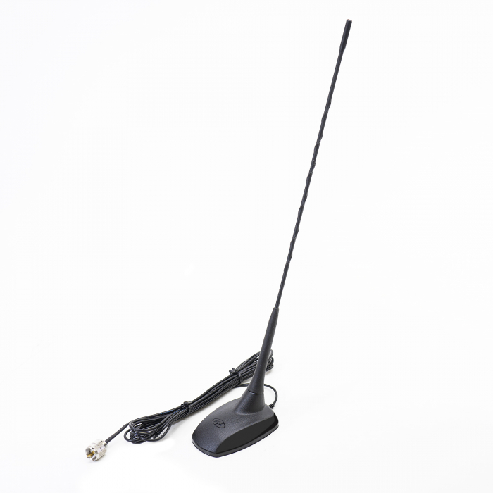 Antena CB PNI Extra 48, cu magnet inclus, 45 cm, 26-30MHz, 150W, SWR 1.0, fibra de sticla [10]