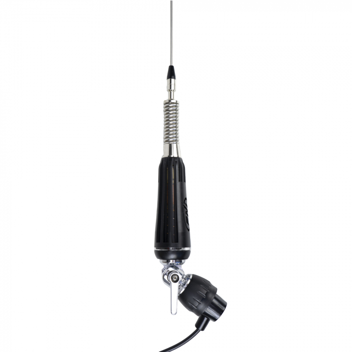 Antena CB PNI LED 1000 rabatabila, 80 cm lungime, cu cablu si montura fixa tip fluture, 26-30 MHz, 300 Watt, ilumineaza in timpul emisiei [4]