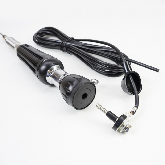 Antena CB PNI LED 1000 rabatabila, 80 cm lungime, cu cablu si montura fixa tip fluture, 26-30 MHz, 300 Watt, ilumineaza in timpul emisiei [11]