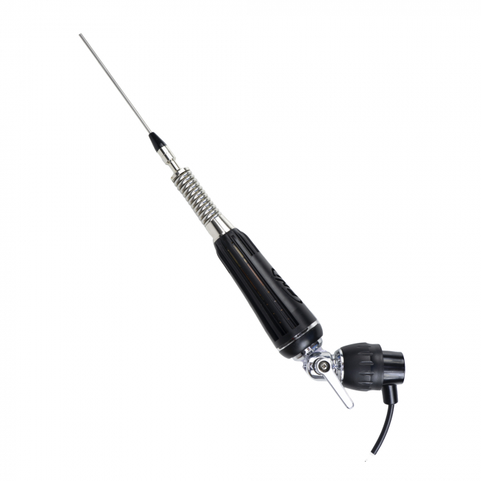 Antena CB PNI LED 1000 rabatabila, 80 cm lungime, cu cablu si montura fixa tip fluture, 26-30 MHz, 300 Watt, ilumineaza in timpul emisiei [5]