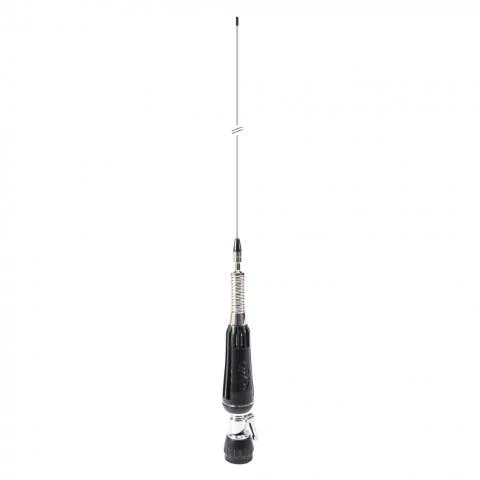 Antena CB PNI LED 1000 rabatabila, 80 cm lungime, cu cablu si montura fixa tip fluture, 26-30 MHz, 300 Watt, ilumineaza in timpul emisiei [1]