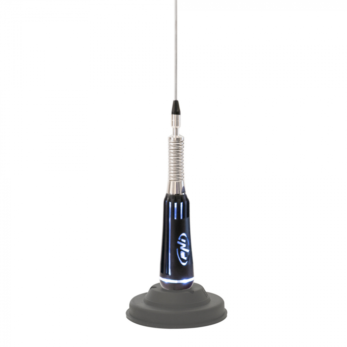 Antena CB PNI LED 2000 cu filet SO-239, lungime 90 cm, 26-28 MHz, 500 Watt, ilumineaza in timpul emisiei [2]