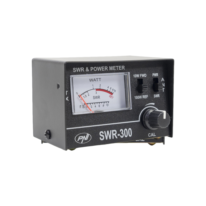 Antena CB PNI ML100, 100 cm, magnet 125mm si reflectometru PNI SWR-300 pentru masurare SWR, negru [6]