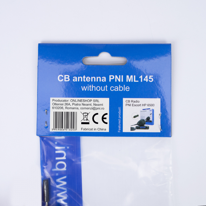 Antena CB PNI ML145, lungime 145 cm, 26- 28 MHz, 400W, fara cablu [6]