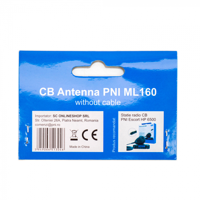 Antena CB PNI ML160, lungime 145 cm, 26-30MHz, 600W, fara cablu [5]