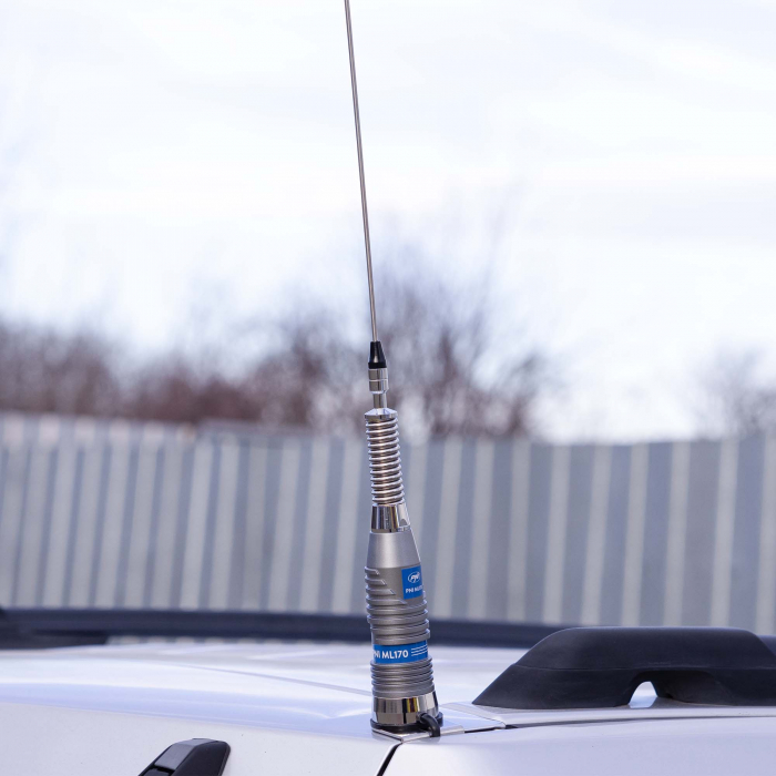 Antena CB PNI ML170 lungime 168 cm, 26-30 MHz, 1000W, fara cablu [10]