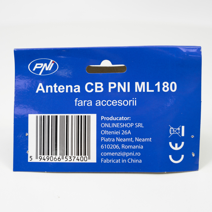 Antena CB PNI ML180 lungime 194 cm, 26-30MHz, 1000W, fara cablu [4]