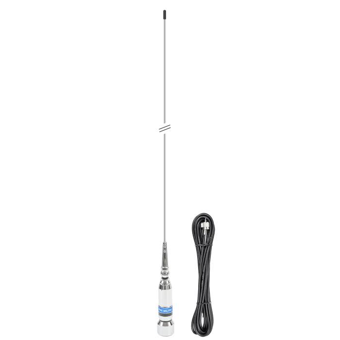 Antena CB PNI ML190, lungime 188cm, 26-28MHz, 600W cu inclinare la 90 de grade [8]