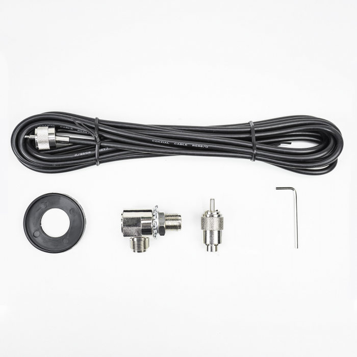 Antena CB PNI ML200, lungime 200cm, 26-28MHz, 1000W cu cablu RG58 4 metri inclus [7]