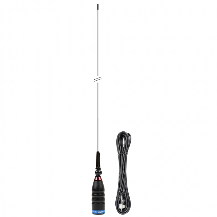 Antena CB PNI ML201 Black, lungime 201cm, 26-28MHz, 1200W cu inclinare la 90 de grade [6]