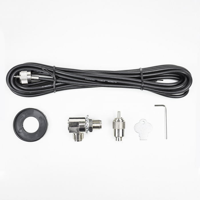 Antena CB PNI ML201 Black, lungime 201cm, 26-28MHz, 1200W cu inclinare la 90 de grade [1]