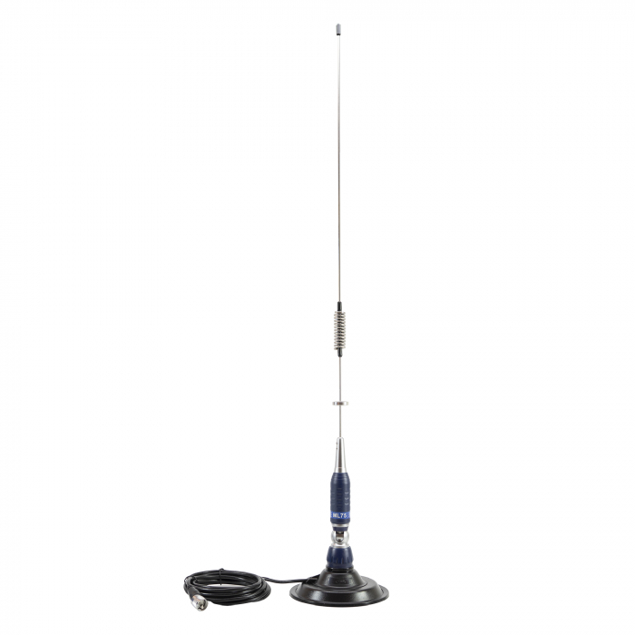 Antena CB PNI ML75, rabatabila, 26-28MHz, 300W cu baza magnetica inclusa, lungime 90cm [3]