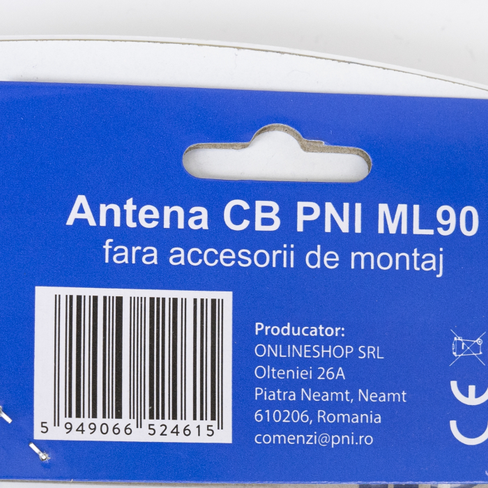 Antena CB PNI ML90 26-30MHz, 71 cm, 150W, fara cablu, compatibila cu orice conexiune PL259 [2]