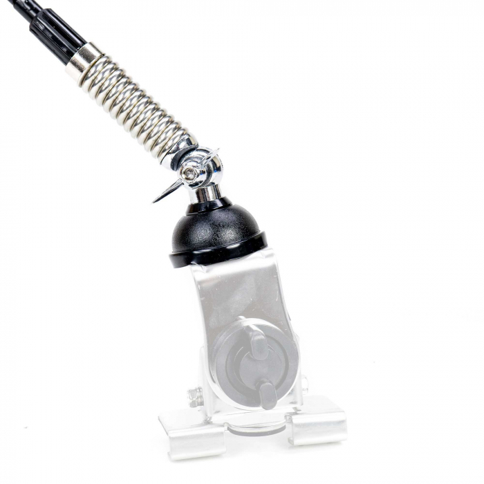 Antena CB PNI S60 cu fluture, lungime spic 59 cm, cu montura, cablu 4 m si mufa PL, fibra de sticla [5]