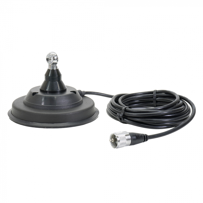 Antena CB PNI S75 cu fluture, 26-28MHz, lungime spic 54 cm, magnet 125mm inclus [3]
