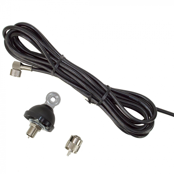 Antena CB PNI S75 cu fluture, montura, cablu si mufa PL [7]
